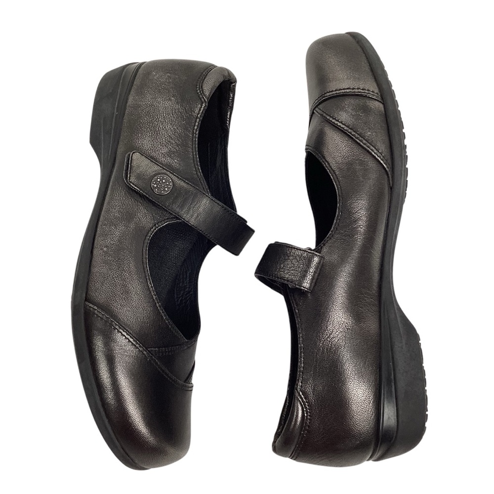NWOT ABEO Abby Leather Mary Jane Shoe Black - Picture 5 of 13